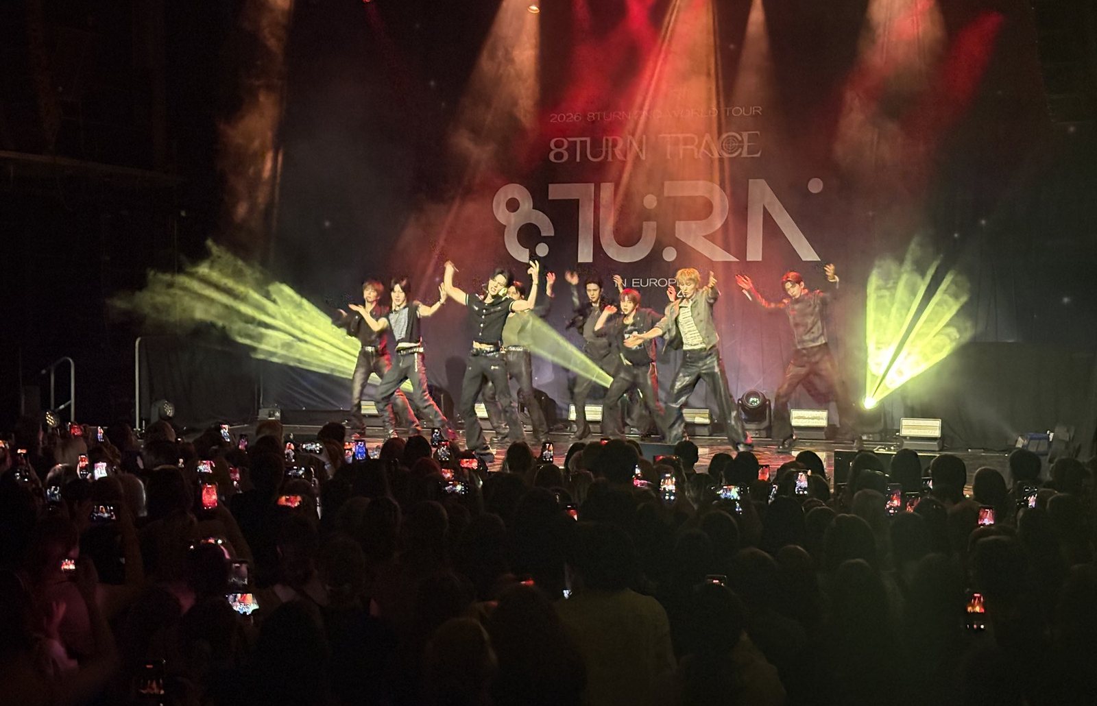 8TURN TRACE — 2nd World Tour, Europe — 8 cities · Europe