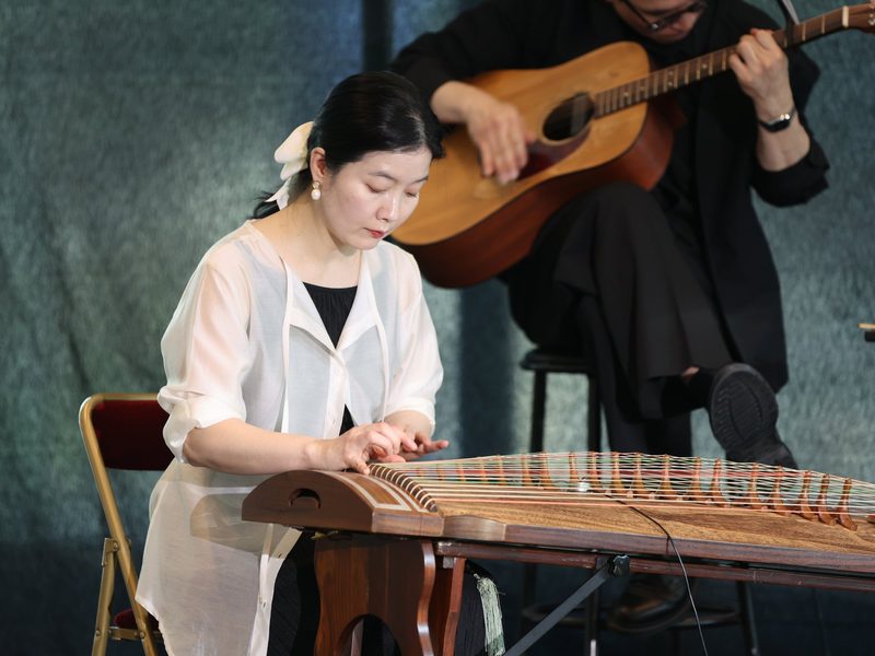Joueuse de gayageum, Gongmyung &agrave; l'OCDE — Keystone Lab
